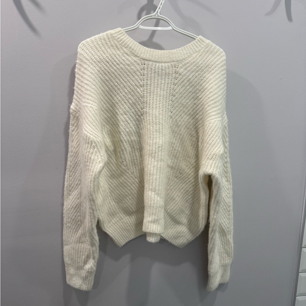 Dynamite Cream Knit Sweater - Size M
